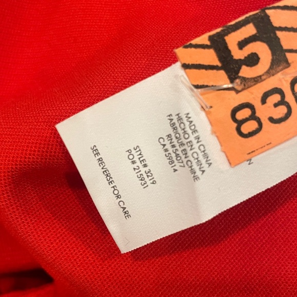 Cabi Fiery red A Line Skirt style #3219 size 10 - Picture 3 of 4